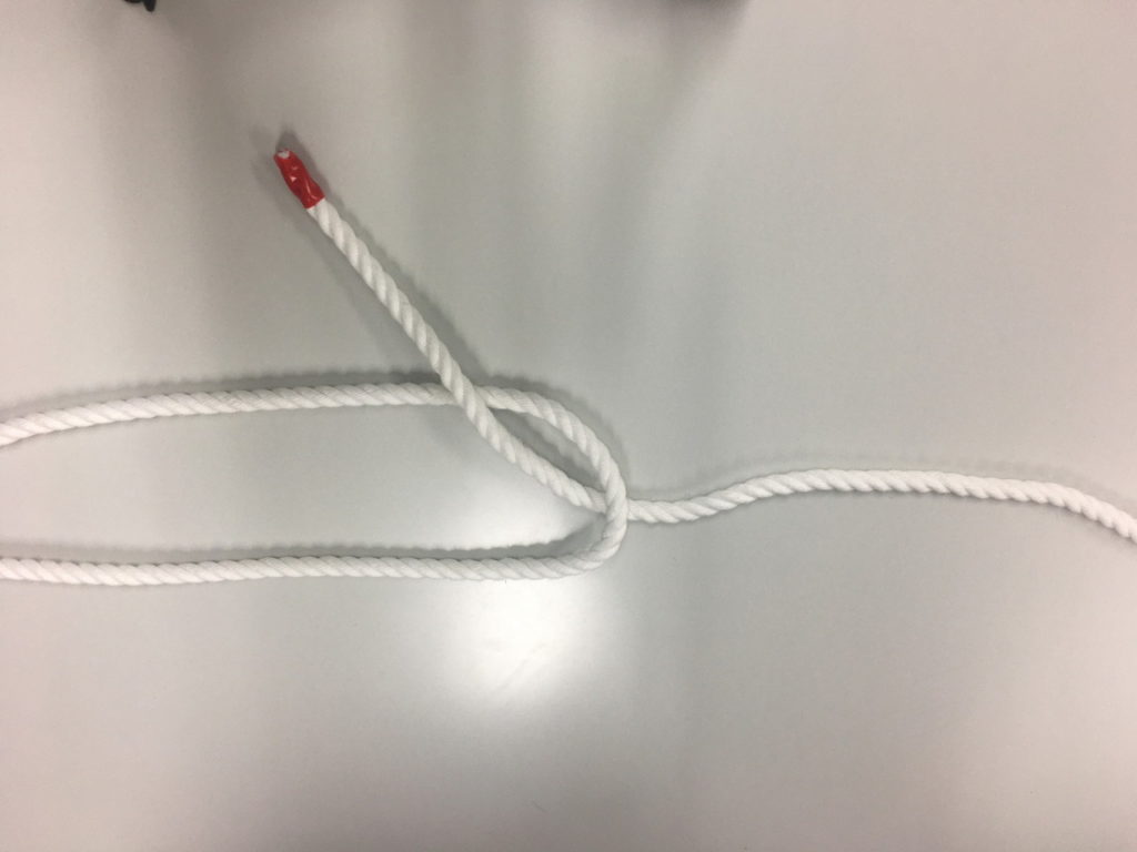 一重つなぎの方法・やり方｜ロープや紐の結び方・締め方